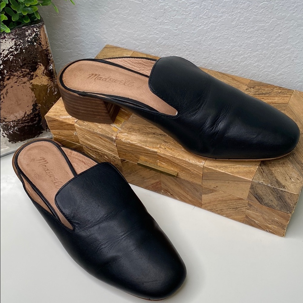 Madewell The Willa Loafer Mule True Black Size 7.5